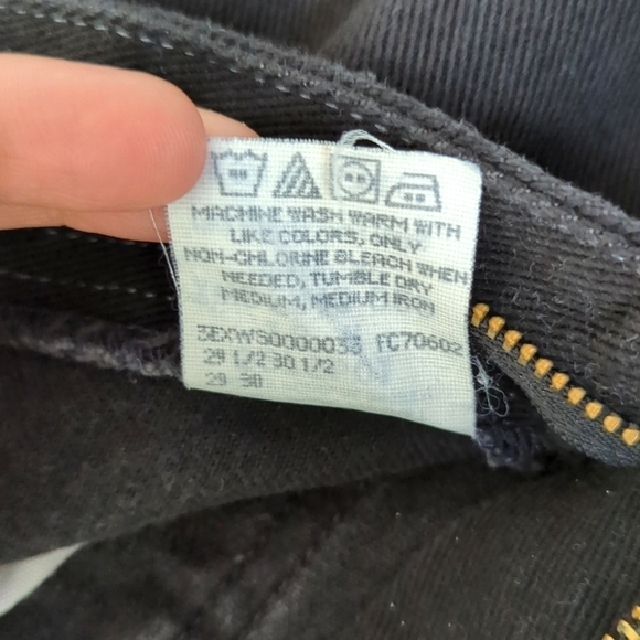 Lee 90's Vintage Classic High Waisted Relaxed Straight Leg Denim Jeans Black 16 - Picture 10 of 16